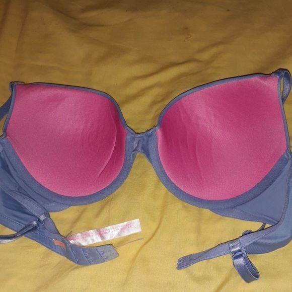 Pink by Victoria's Secret PushUp Bra 34D Grey - Picture 2 of 6
